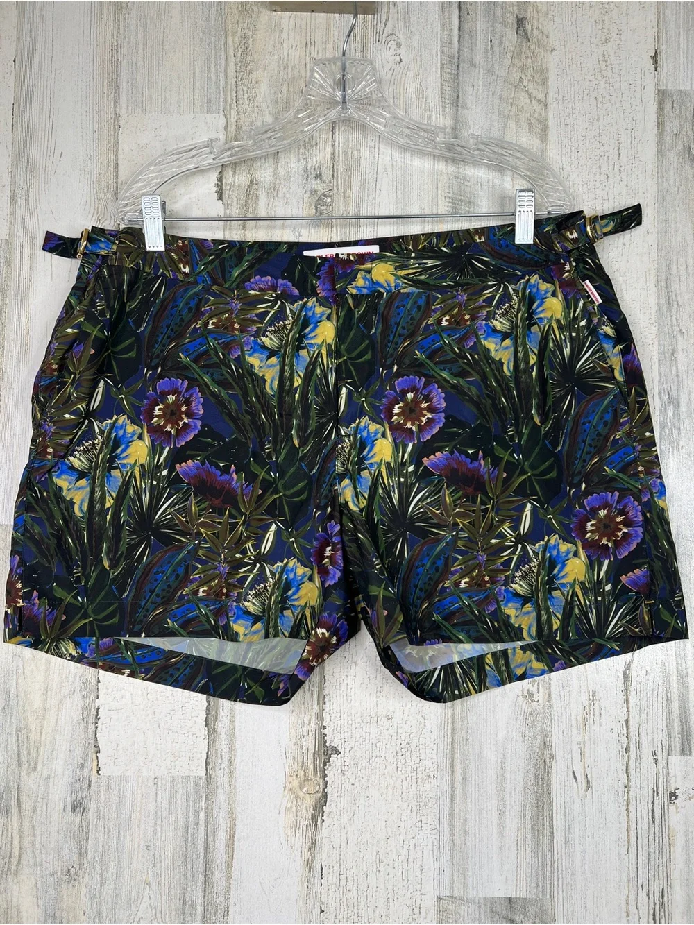 Orlebar Brown Setter Floral Swim Trunks Shorts 38 Luxury Resort Vacation Riviera